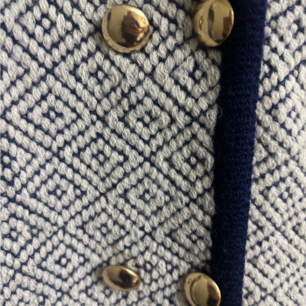 Vintage Pendleton Diamond Blazer Size 38 Medium 8 100% Virgin Wool Made USA - Picture 6 of 7